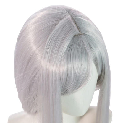 Game Genshin Impact Shenhe Gray Long Braid Cosplay Wigs