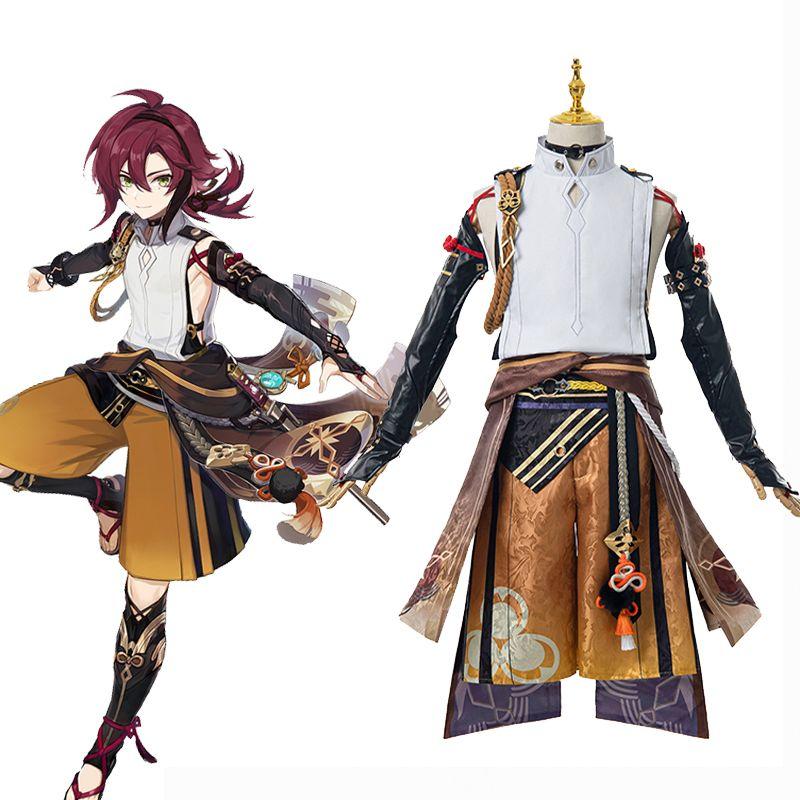 Genshin Impact Shikanoin Heizou Cosplay Costume