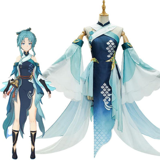 Genshin Impact Streetward Rambler Madame Ping Cosplay Costume