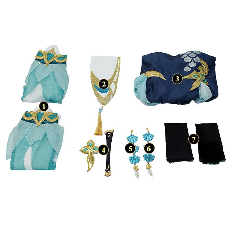 Genshin Impact Streetward Rambler Madame Ping Cosplay Costume