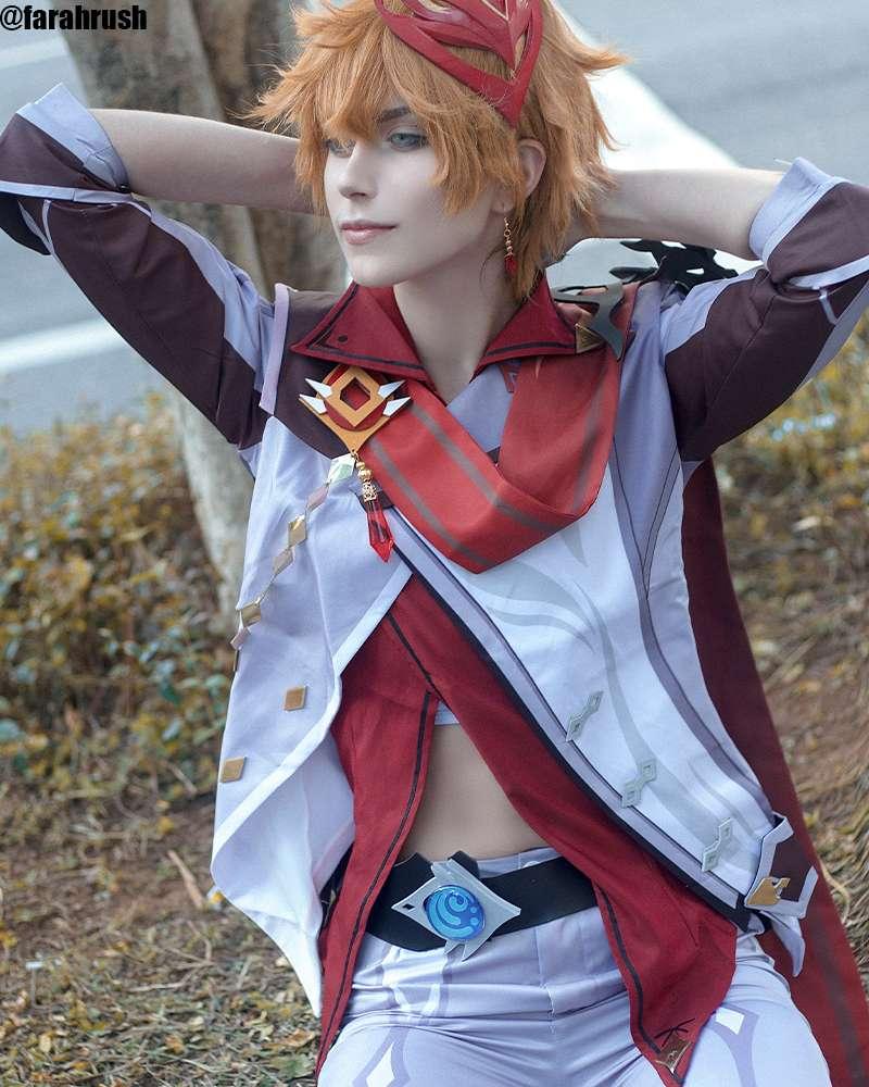 Game Genshin Impact  Childe Tartaglia Cosplay Costume