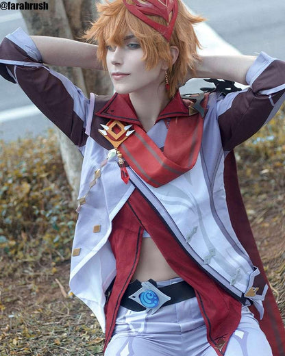 Game Genshin Impact  Childe Tartaglia Cosplay Costume