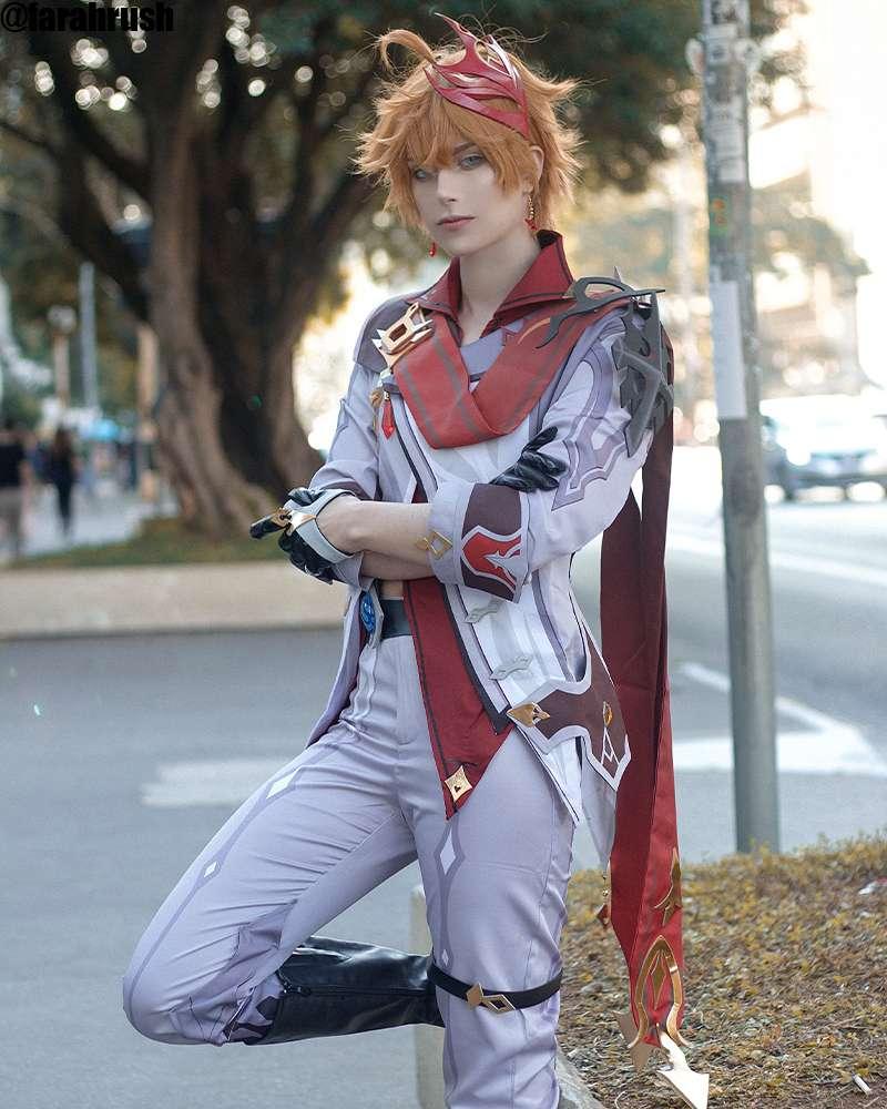 Game Genshin Impact  Childe Tartaglia Cosplay Costume