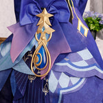 Genshin Impact The Hydro Archon Dark Fontaine Focalors Cosplay Costume