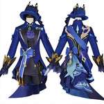 Genshin Impact The Hydro Archon Dark Fontaine Focalors Cosplay Costume