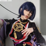 Genshin Impact Scaramouche Cosplay Wig