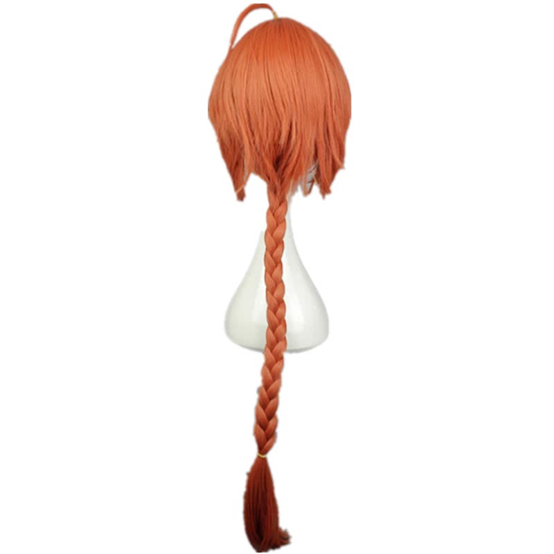 Gintama For Kamui Orange Long Plait Cosplay Wigs