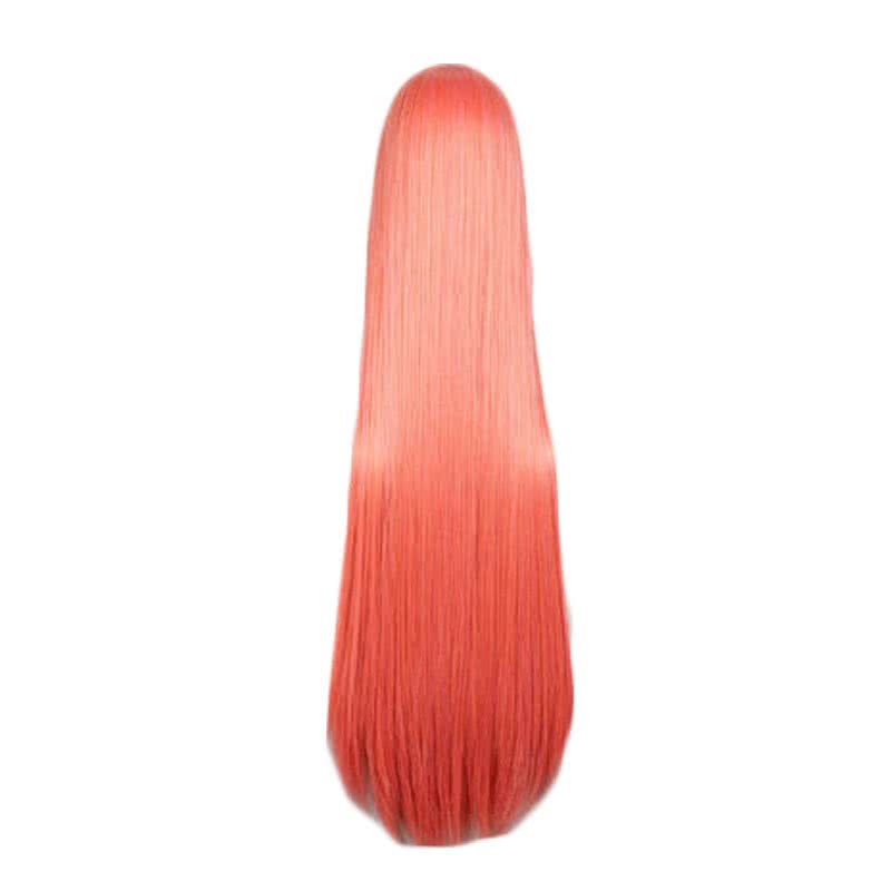 Gintama Kagura 100cm Long Orange Cosplay Wig