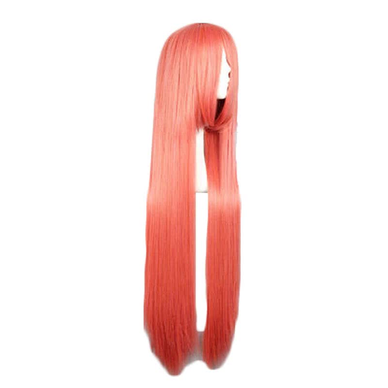 Gintama Kagura 100cm Long Orange Cosplay Wig