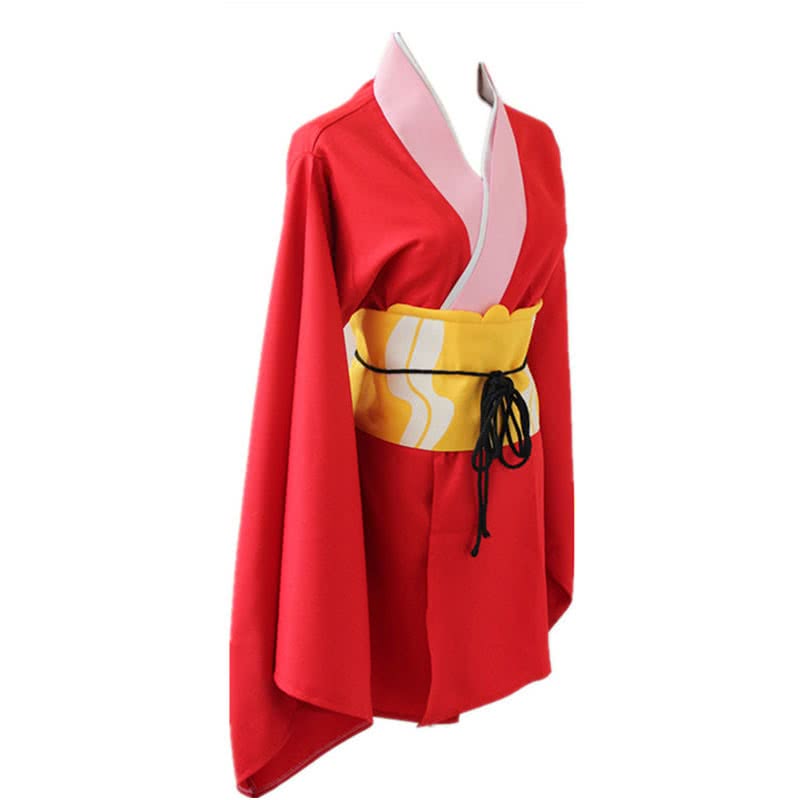 Gintama Kagura kimono Female Cosplay Costume 