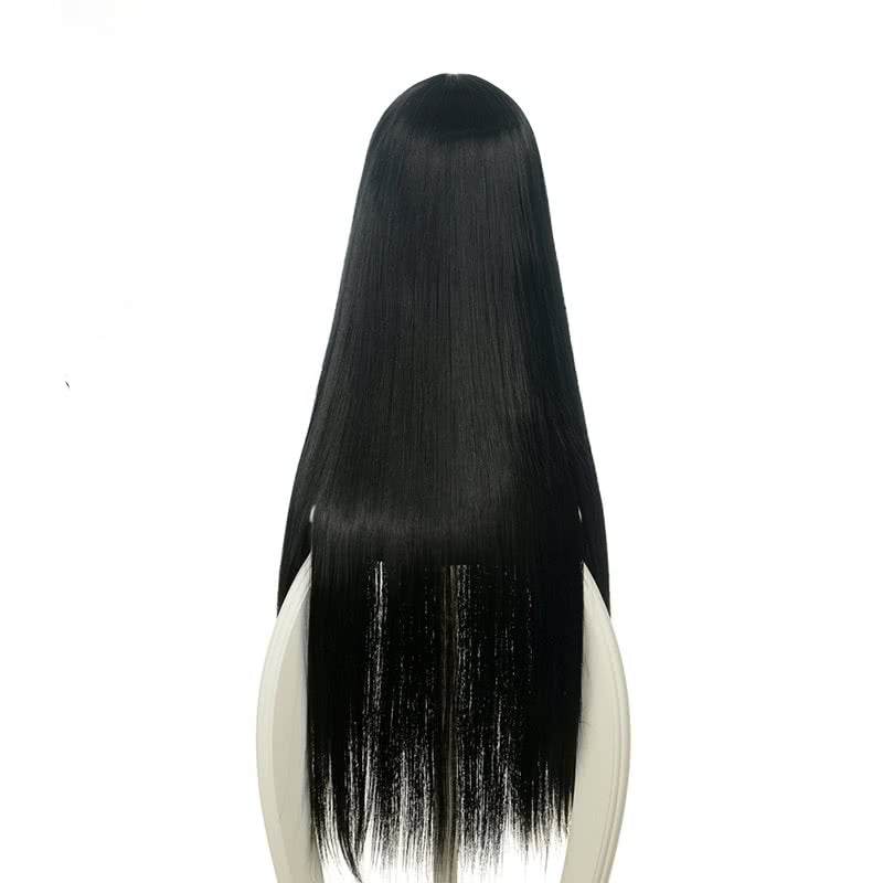 Gintama Katsura Kotarou Anime  Black Long straight Cosplay Wigs