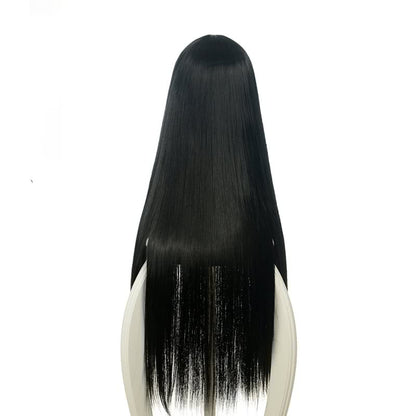 Gintama Katsura Kotarou Anime  Black Long straight Cosplay Wigs