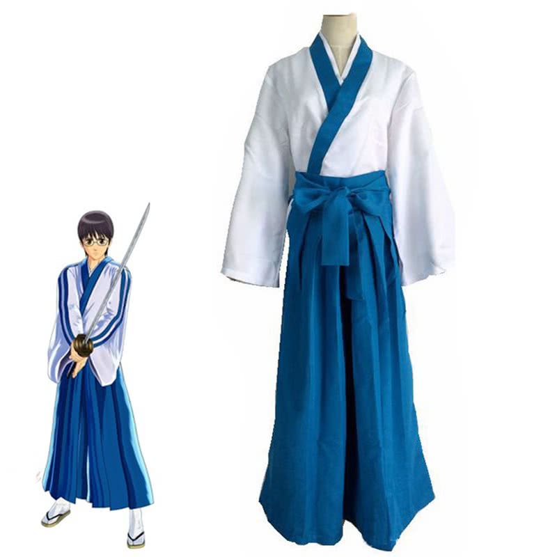 Gintama Shimura Shinpachi kimono Cosplay Costumes 