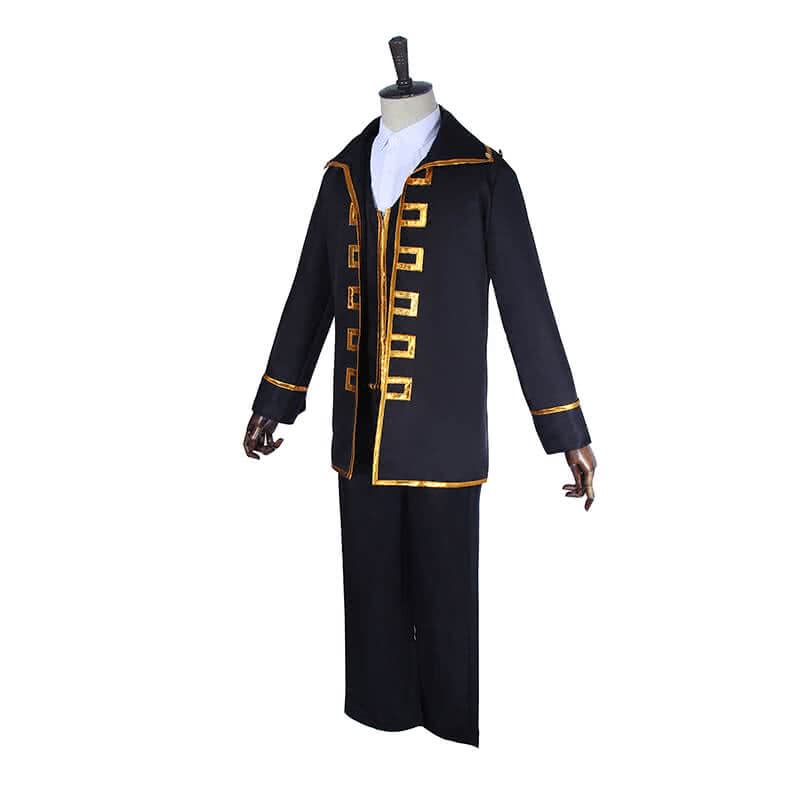 Gintama Toushirou HijikataSougo Okita  Uniform Black Cosplay Costumes