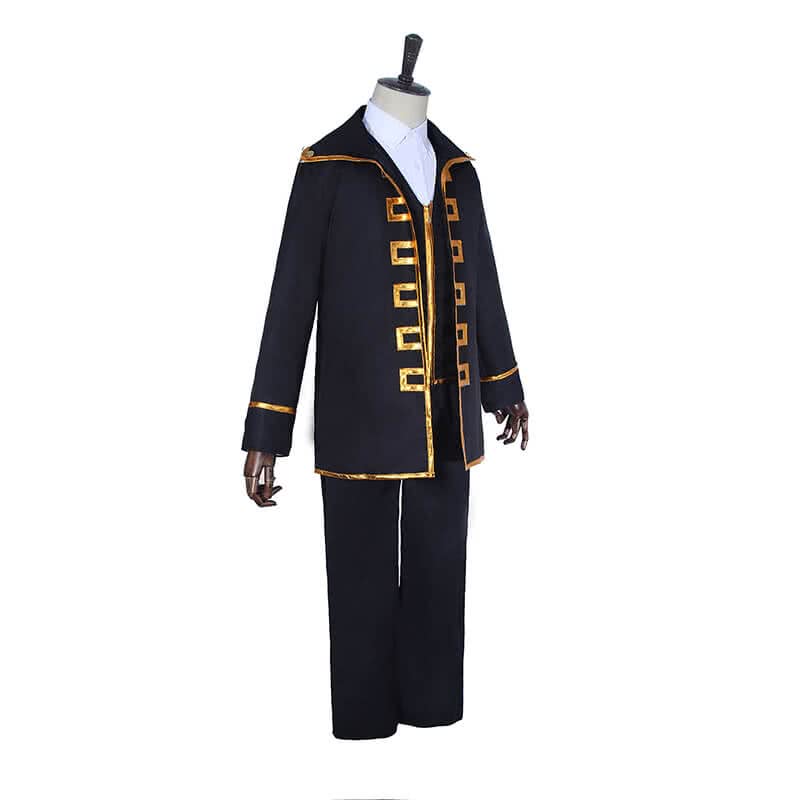 Gintama Toushirou HijikataSougo Okita  Uniform Black Cosplay Costumes