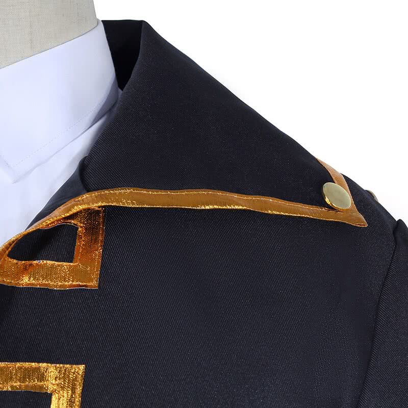 Gintama Toushirou HijikataSougo Okita  Uniform Black Cosplay Costumes