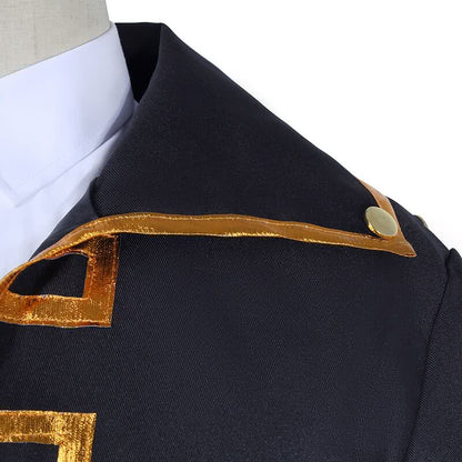 Gintama Toushirou HijikataSougo Okita  Uniform Black Cosplay Costumes