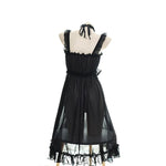 Girls Sexy TranslucentSuspender Dress 2 Colors Cosplay Costume