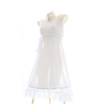 Girls Sexy TranslucentSuspender Dress 2 Colors Cosplay Costume