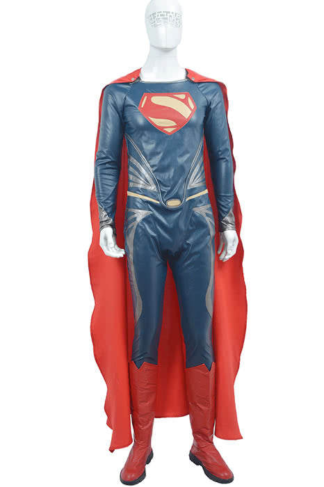 Holloween Adult Superman Costume With Cool Cloack And Shoes