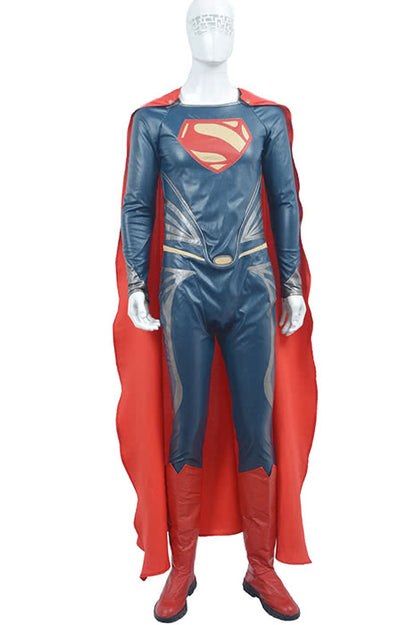 Holloween Adult Superman Costume With Cool Cloack And Shoes