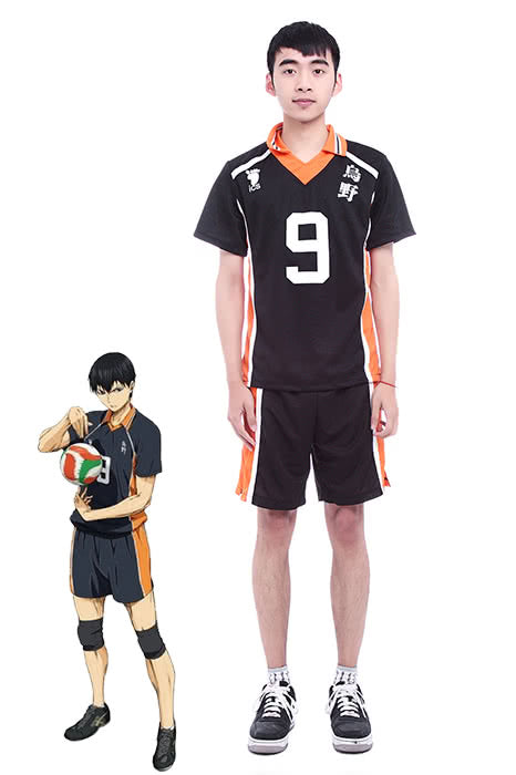 Haikyū!! Tobio Kageyama Number 9 Volleyball Sports Cosplay Costumes