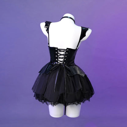 Halloween Sexy Dress Black Daemon Dress For Halloween Cosplay Costume