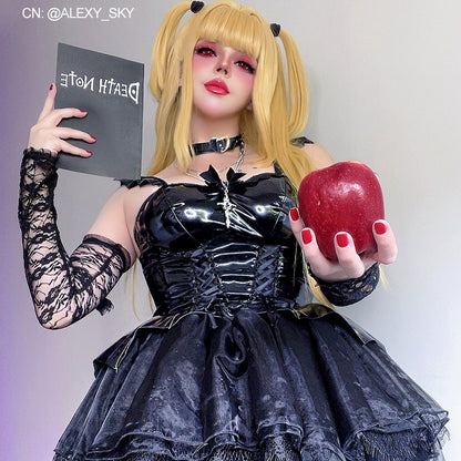 Halloween Black Daemon Dress Sexy Cosplay Costume