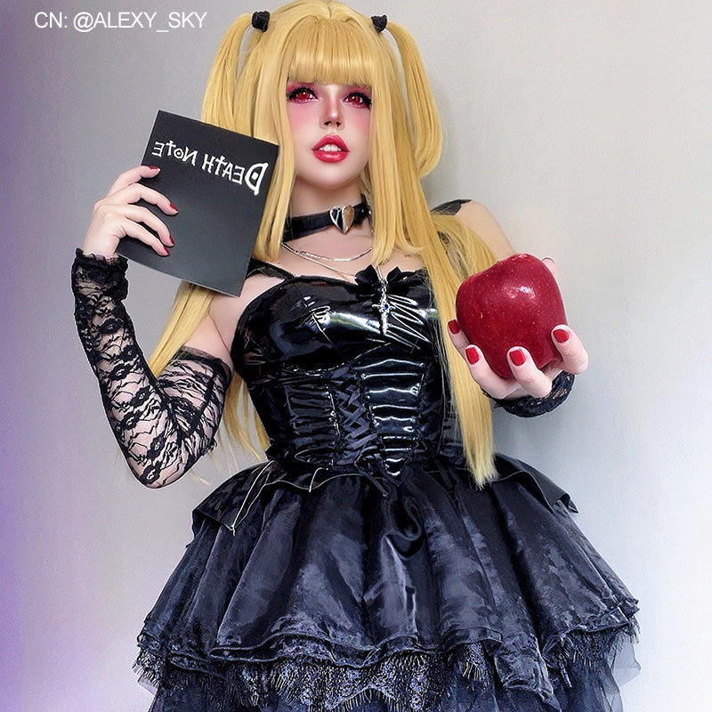 Halloween Black Daemon Dress Sexy Cosplay Costume