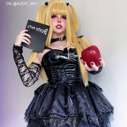 Halloween Black Daemon Dress Sexy Cosplay Costume