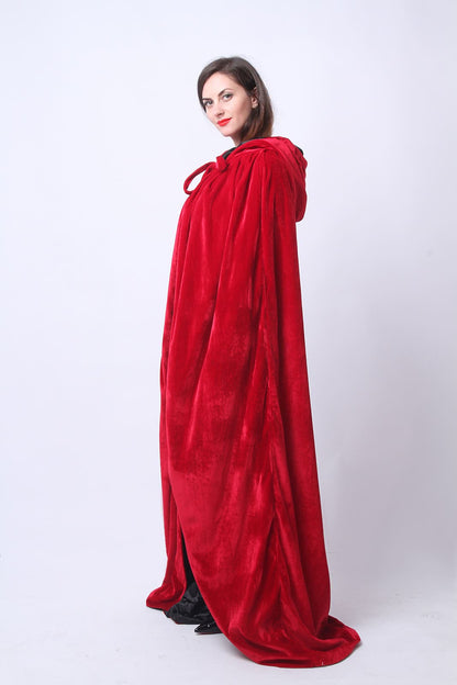 Halloween Costume Witch Cloak COS Witch Death Cloak Vampire Magic Cloak
