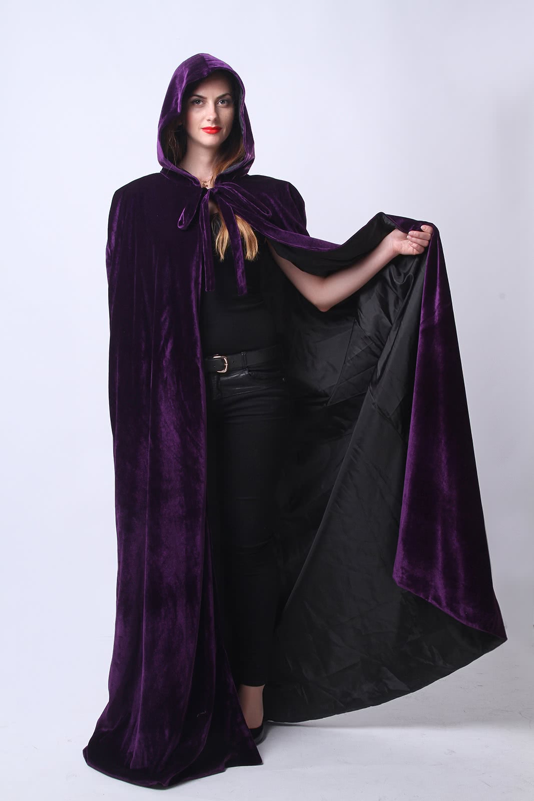 Halloween Costume Witch Cloak COS Witch Death Cloak Vampire Magic Cloak