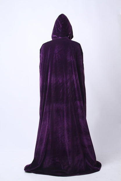 Halloween Costume Witch Cloak COS Witch Death Cloak Vampire Magic Cloak