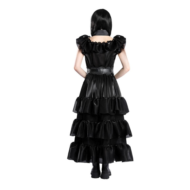 Halloween Dress Addams Family Wednesday  Cosplay Costume