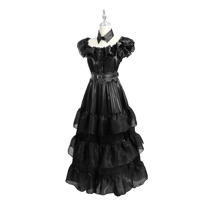 Halloween Dress Addams Family Wednesday  Cosplay Costume