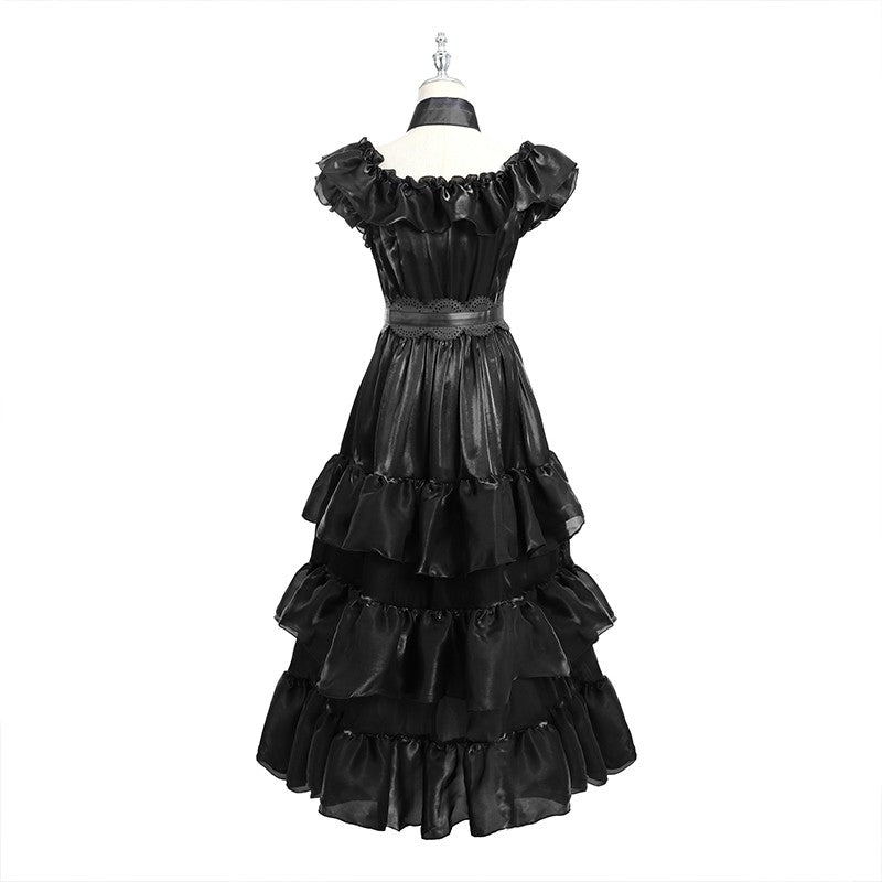 Halloween Dress Addams Family Wednesday  Cosplay Costume
