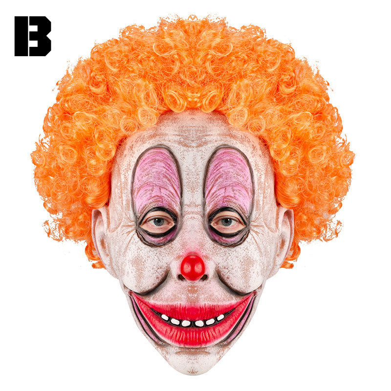 Halloween Mask Clown Horror Adult Headgear
