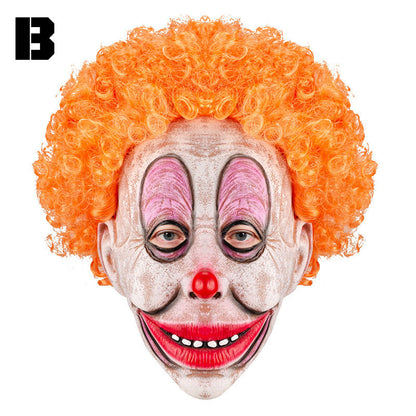 Halloween Mask Clown Horror Adult Headgear
