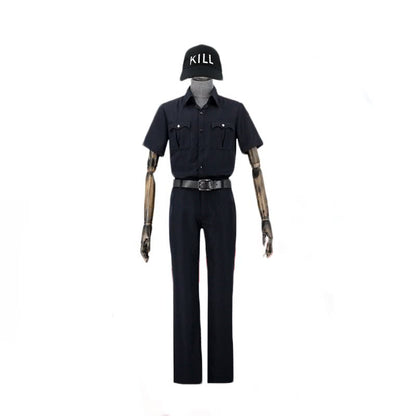 Hataraku Saibou Cells At Work Neutrophil Black Uniform Cosplay Costume