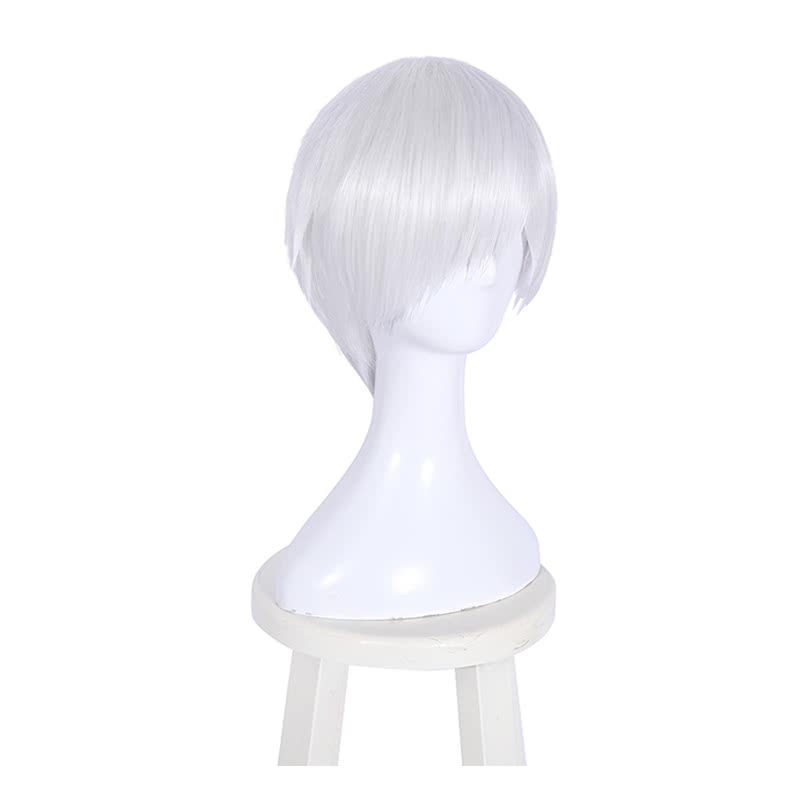 Hataraku Saibou Cells At Work White Blood Cell U-1146 Short W hite Cosplay Wigs