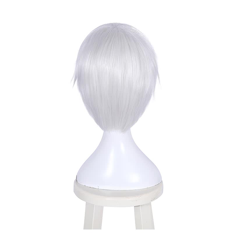 Hataraku Saibou Cells At Work White Blood Cell U-1146 Short W hite Cosplay Wigs