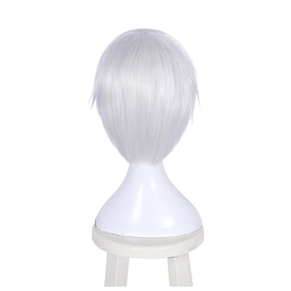 Hataraku Saibou Cells At Work White Blood Cell U-1146 Short W hite Cosplay Wigs