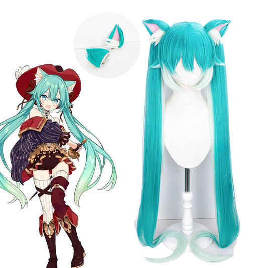 Hatsune Miku Puss In Boots The Booted Cat Miku Cosplay Wigs