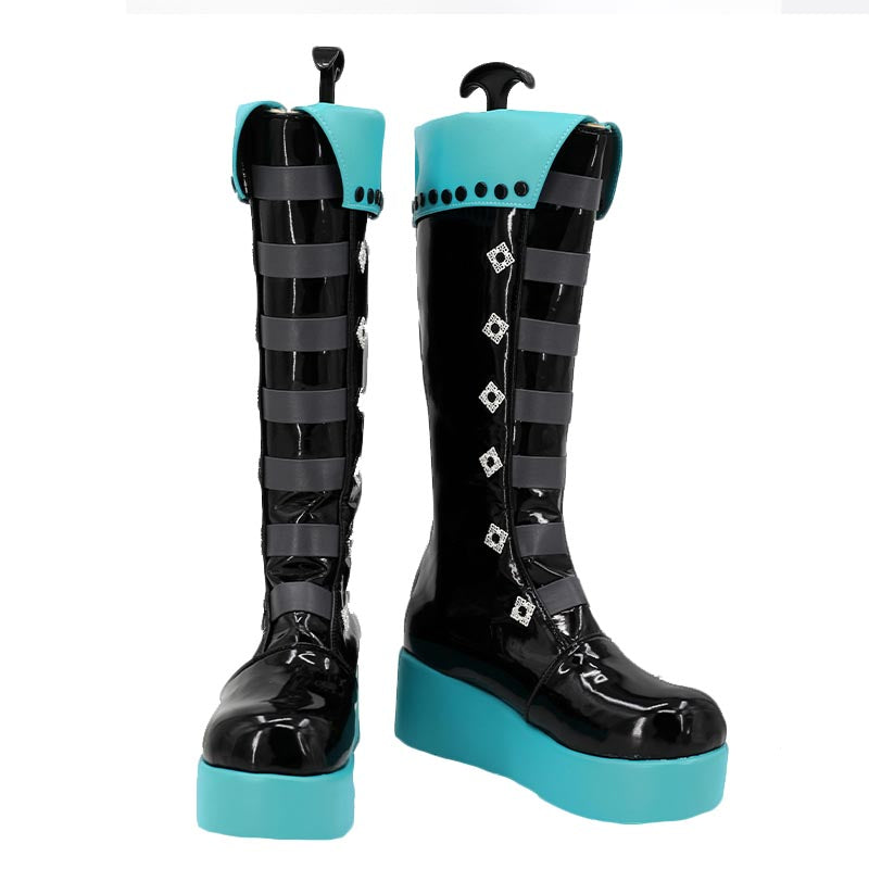 Hatsune Miku × Rascal the Raccoon Devil Halloween Cosplay Shoes
