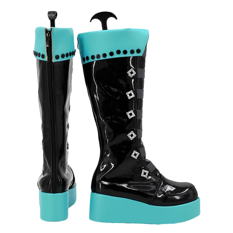 Hatsune Miku × Rascal the Raccoon Devil Halloween Cosplay Shoes