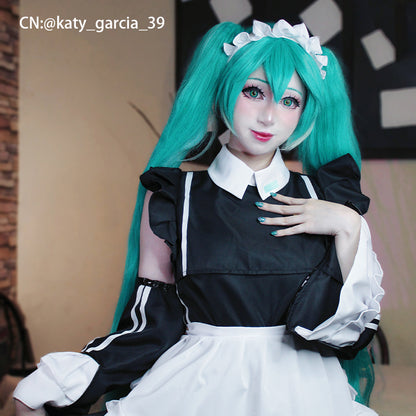 Hatsune Miku Sporty Maid Cosplay Costume