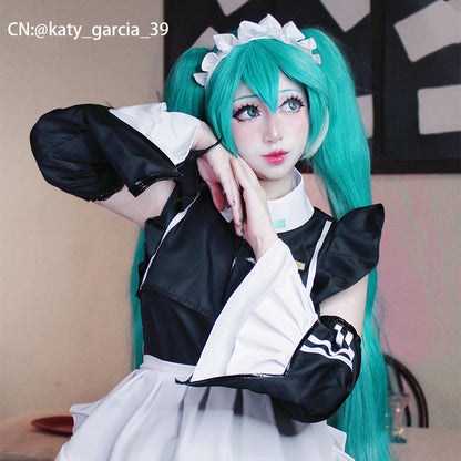 Hatsune Miku Sporty Maid Cosplay Costume