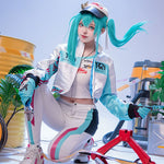 Hatsune Miku Vocaloid Kyojo Cup 2024 Racing Miku Cosplay Costume