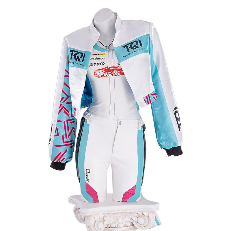 Hatsune Miku Vocaloid Kyojo Cup 2024 Racing Miku Cosplay Costume