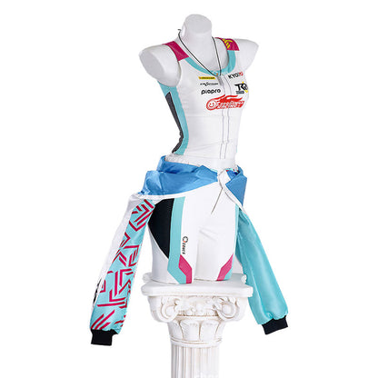 Hatsune Miku Vocaloid Kyojo Cup 2024 Racing Miku Cosplay Costume